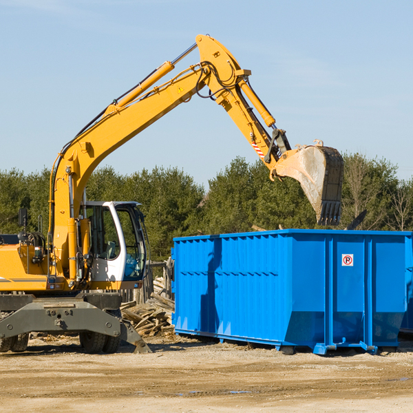 what happens if the residential dumpster is damaged or stolen during rental in Hancock County Illinois